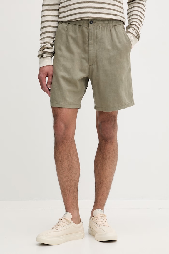 Marc O'Polo pantaloncini da uomo con cotone verde 5000011273