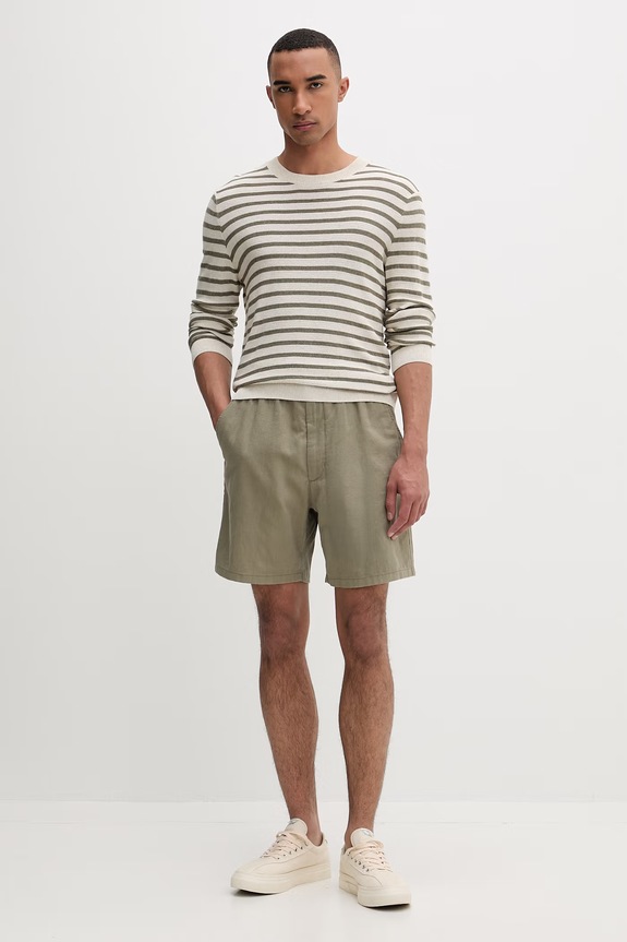 Marc O'Polo pantaloncini da uomo con cotone 5000011273 verde ZS26