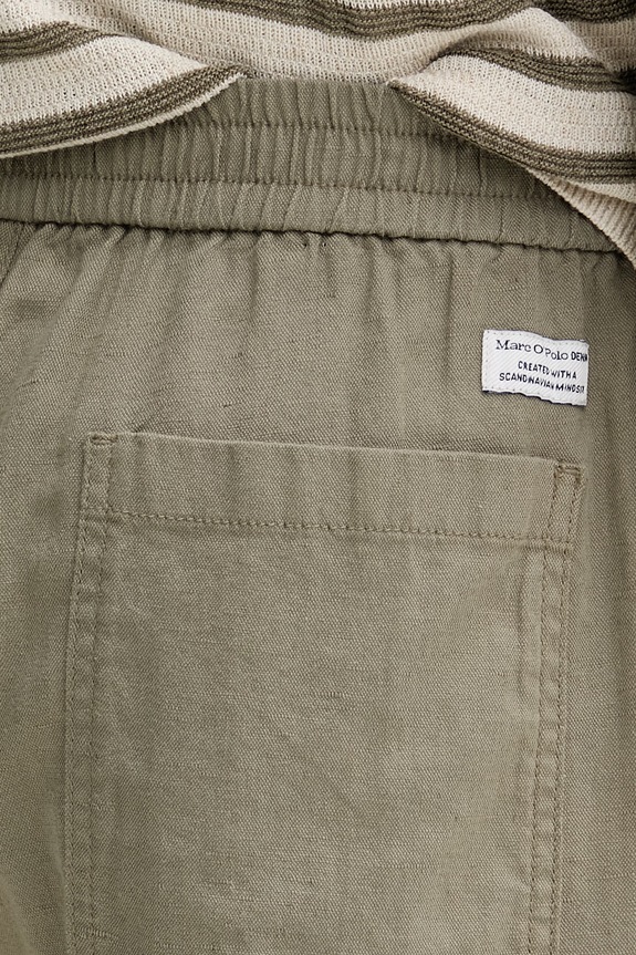 Marc O'Polo pantaloncini da uomo con cotone verde 5000011273