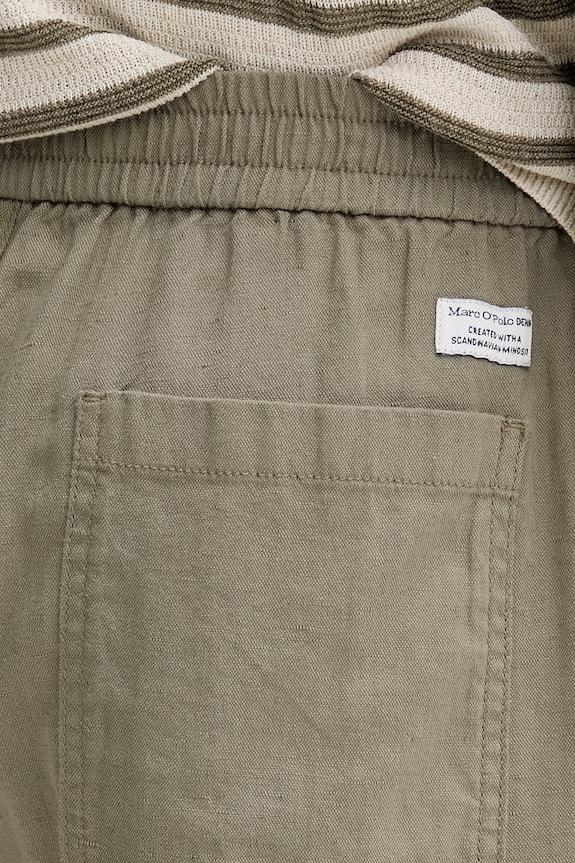 Marc O'Polo pantaloncini da uomo con cotone verde 5000011273