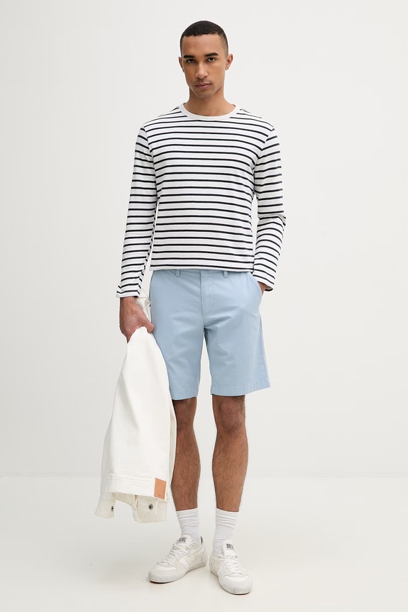 Marc O'Polo Pantaloncini da uomo con cotone 5000013927 blu ZS26