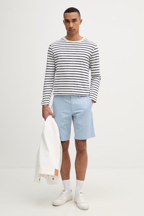 Marc O'Polo Pantaloncini da uomo con cotone 5000013927 blu ZS26