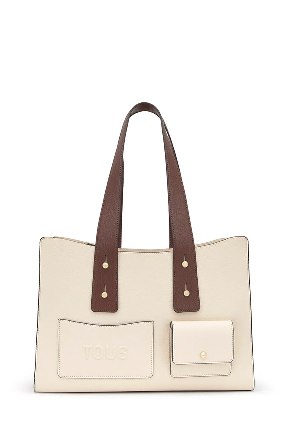 Tous torebka shopper damska beżowy 2002373502