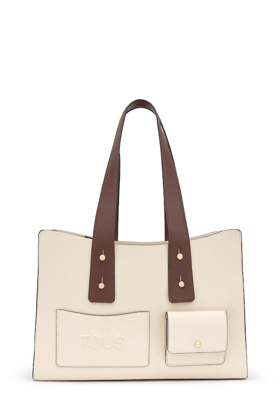 Tous torebka shopper damska beżowy 2002373502