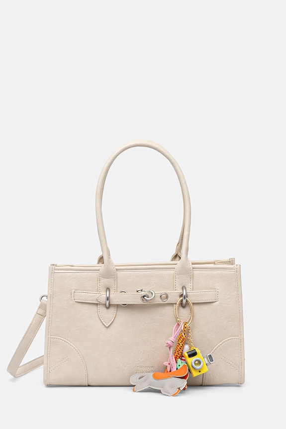 Silvian Heach torebka crossbody damska VATAMI beżowy RCP26010BO
