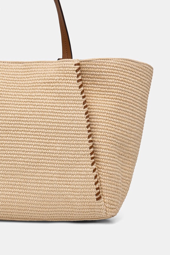Dodatki Marc O'Polo shopper torba ženska pletena 5000010830 bež