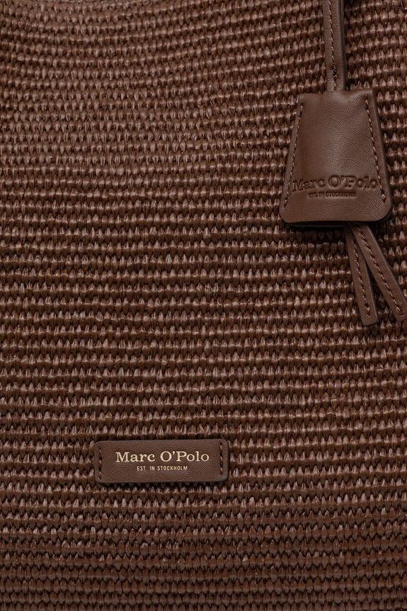 Dodatki Marc O'Polo shopper torba ženska pletena 5000010830 rjava