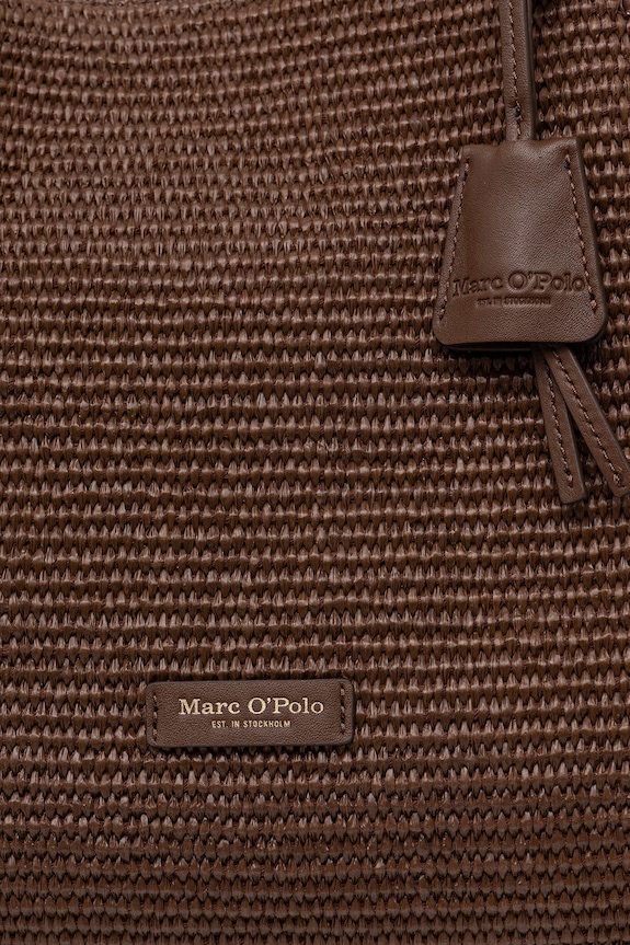 Dodatki Marc O'Polo shopper torba ženska pletena 5000010830 rjava