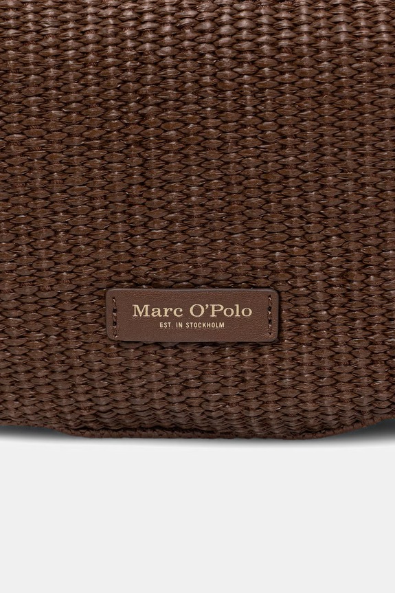 Marc O'Polo geantă croissant pentru femei împletită maro 5000010833
