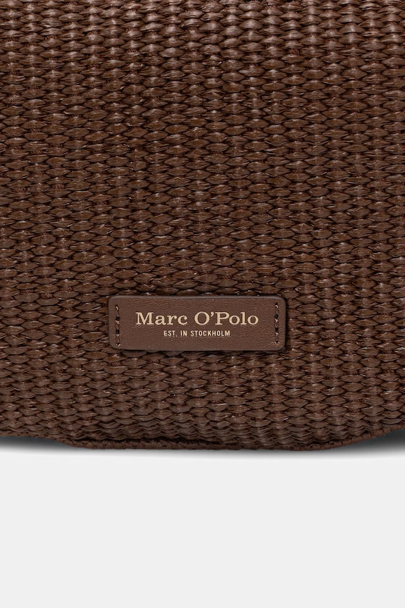 Marc O'Polo geantă croissant pentru femei împletită maro 5000010833