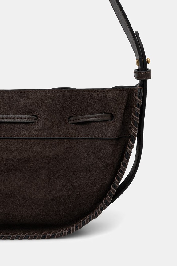 Marc O'Polo crossbody kabelka dámska semišová hnedá 5000010854