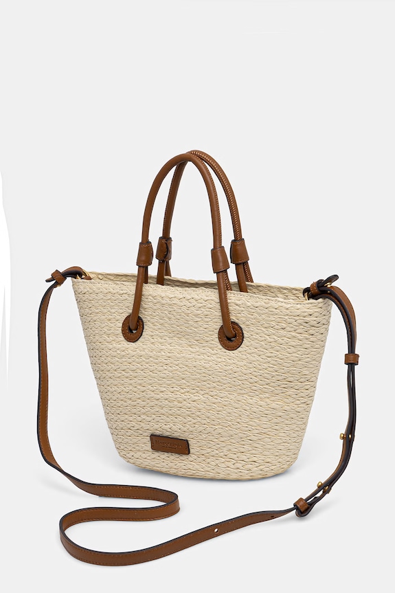 Doplňky Marc O'Polo crossbody kabelka dámská pletená 5000010858 béžová
