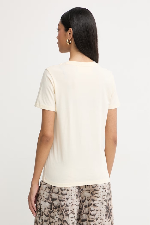 Îmbrăcăminte Silvian Heach tricou pentru femei, din bumbac SEKOK GPP26074TS bej