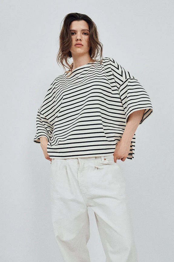 Muuv. t-shirt basic damski bawełniany KOAI biały longsleeve.KOAI