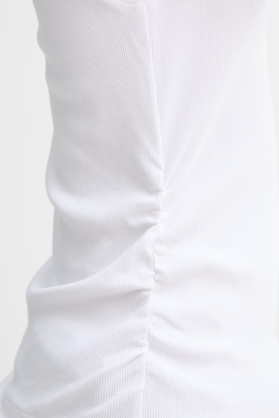 Marc O'Polo top pentru femei, din bumbac cu elastan 5000014121 alb