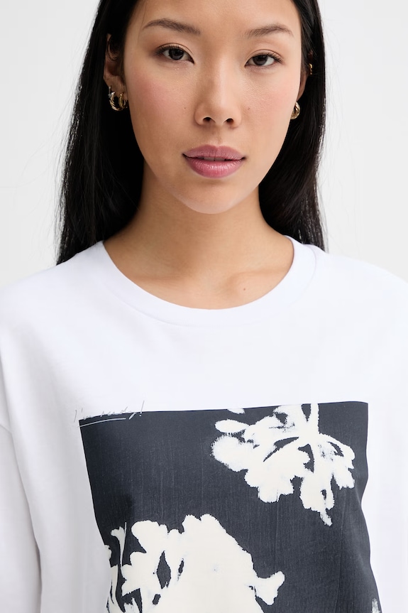 Marc O'Polo tricou pentru femei, din bumbac alb 5000014124
