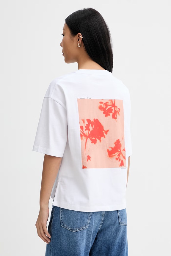Marc O'Polo tricou pentru femei, din bumbac alb 5000014124