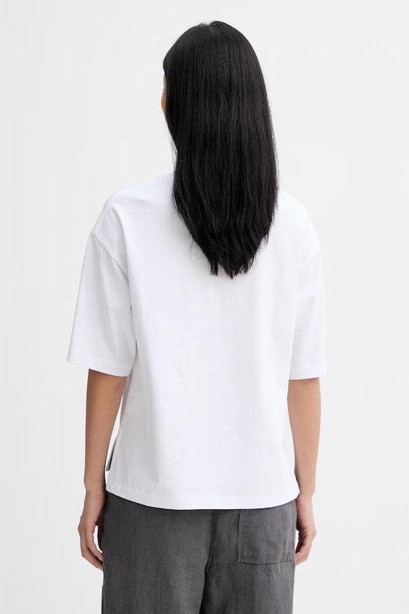 Îmbrăcăminte Marc O'Polo tricou pentru femei, din bumbac 5000014124 alb