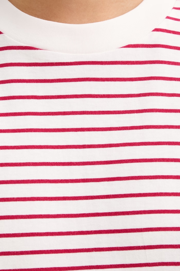 Marc O'Polo T-shirt damski bawełniany 5000009996 bordowy