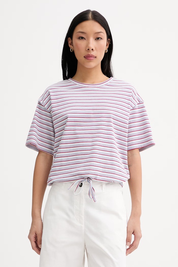Marc O'Polo tricou pentru femei, din bumbac alb 5000010176