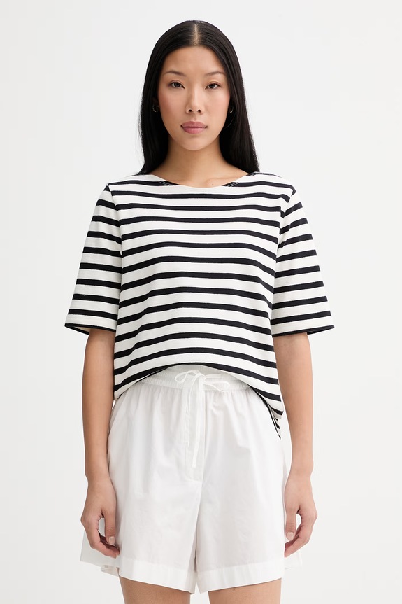 Marc O'Polo tricou pentru femei, din bumbac negru 5000014188