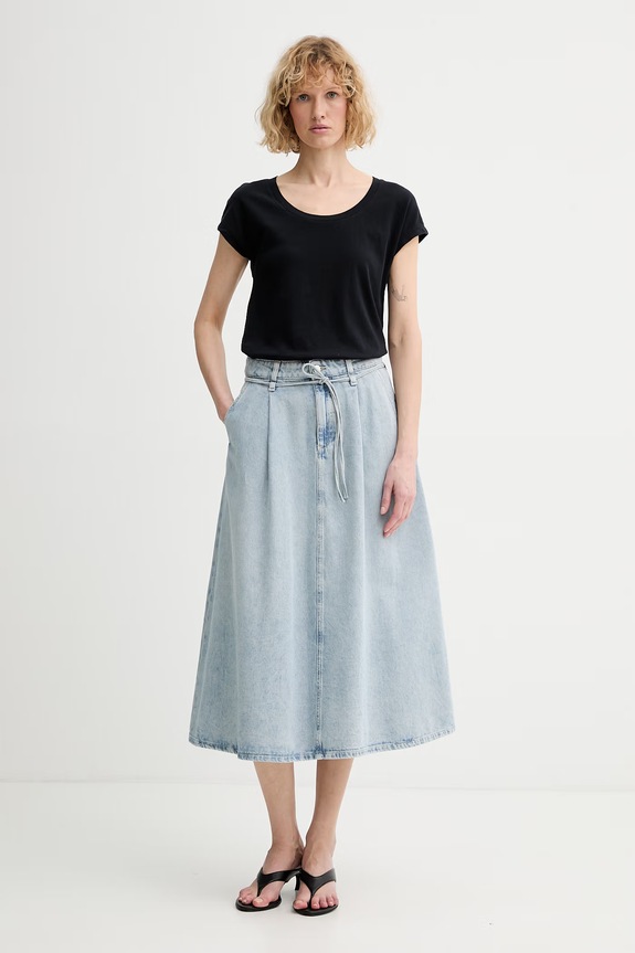 Marc O'Polo T-shirt γυναικείο βαμβακερό 5000014191 σκούρο μπλε ZS26