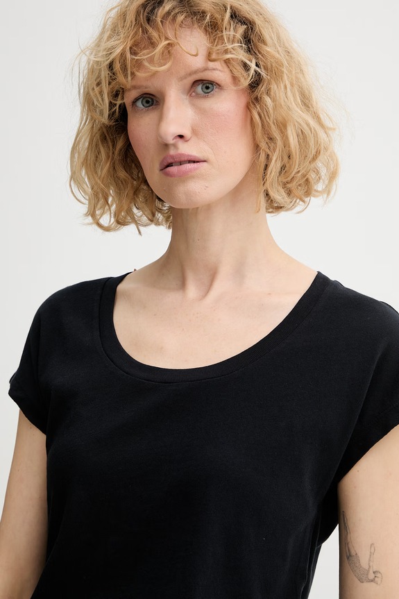 Marc O'Polo T-shirt γυναικείο βαμβακερό σκούρο μπλε 5000014191