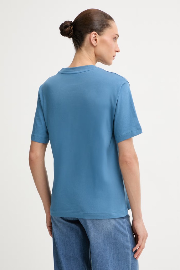 Odzież Marc O'Polo T-shirt damski bawełniany 5000010011 niebieski