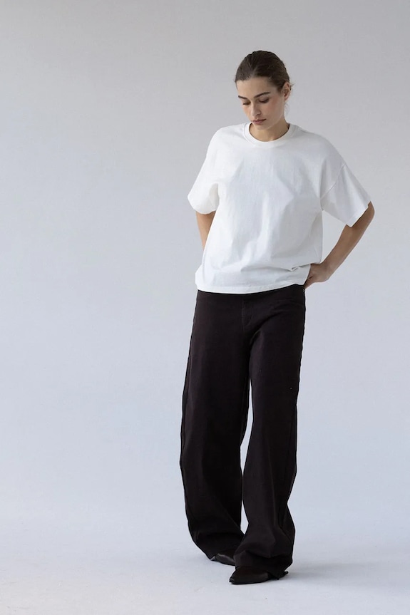 Muuv. tricou pentru femei, din bumbac ASLI tshirt.ASLI alb ZS26