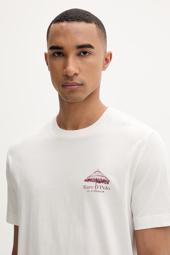 Marc O'Polo tricou pentru bărbați, din bumbac bej 5000013958