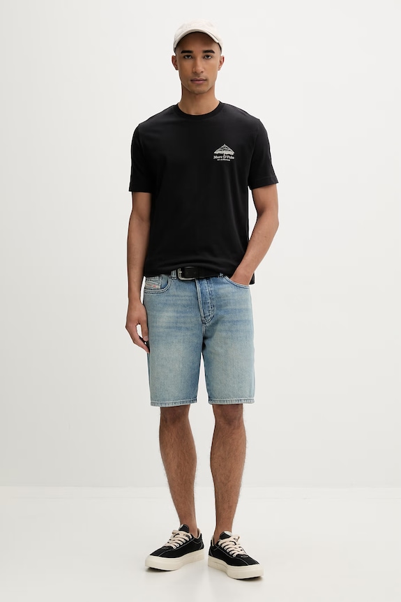 Marc O'Polo tricou pentru bărbați, din bumbac 5000013958 negru ZS26