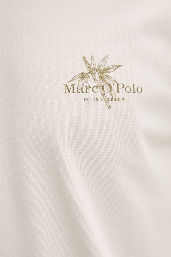 Marc O'Polo tričko pánske bavlnené 5000013967 béžová