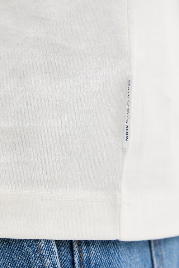 Marc O'Polo T-shirt męski bawełniany 5000010024 beżowy