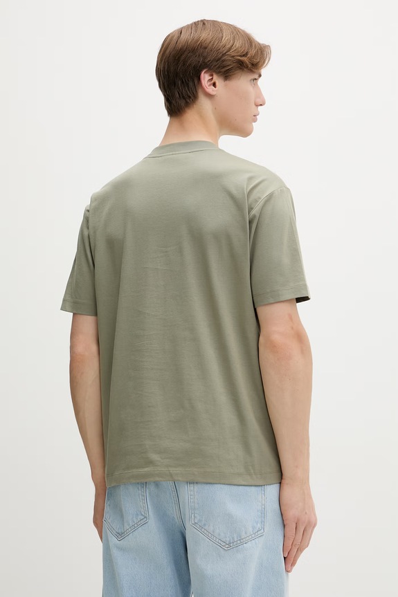 Odzież Marc O'Polo T-shirt męski bawełniany 5000010024 zielony