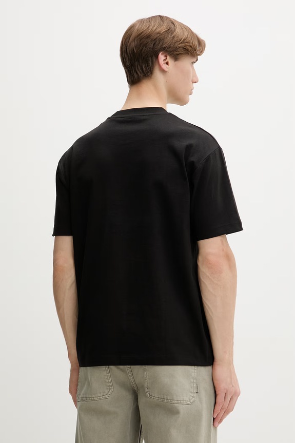 Odzież Marc O'Polo T-shirt męski bawełniany 5000010118 czarny