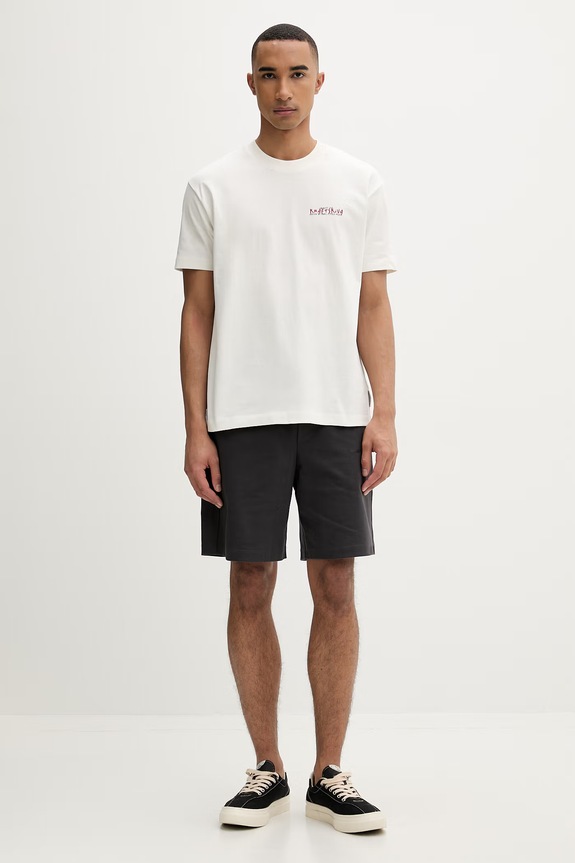 Marc O'Polo T-shirt męski bawełniany 5000010157 beżowy ZS26