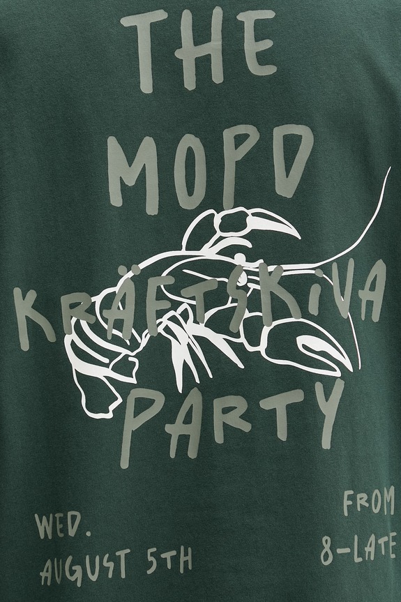 Marc O'Polo T-shirt męski bawełniany 5000010157 zielony