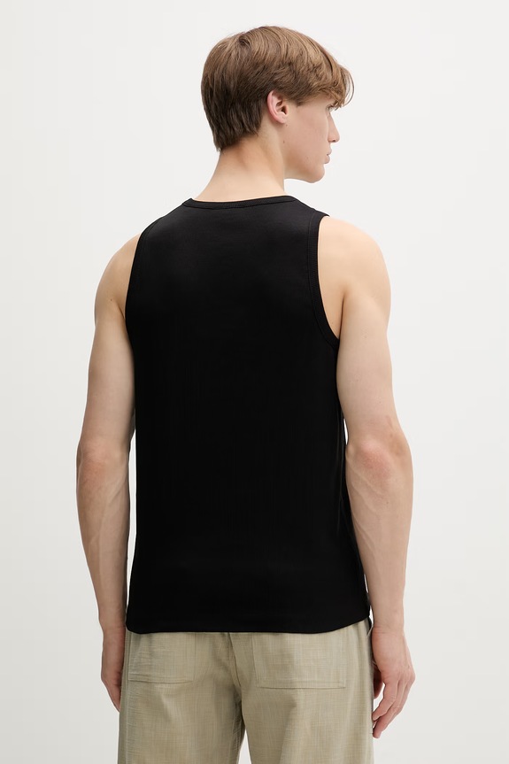 Oblečenie Marc O'Polo top pánsky bavlnený s elastanom 5000010252 čierna