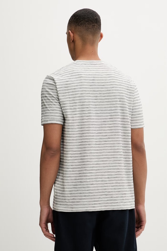 Odzież Marc O'Polo T-shirt męski bawełniany 5000013968 beżowy