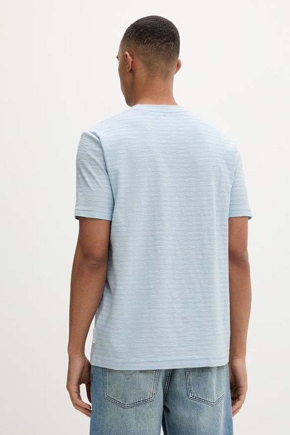 Odzież Marc O'Polo T-shirt męski bawełniany 5000013968 niebieski