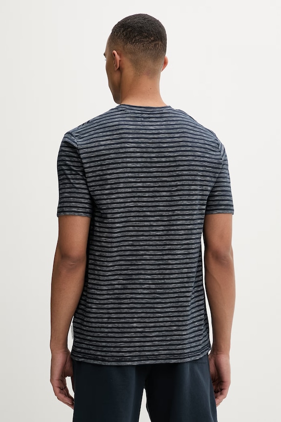 Odzież Marc O'Polo T-shirt męski bawełniany 5000013968 granatowy