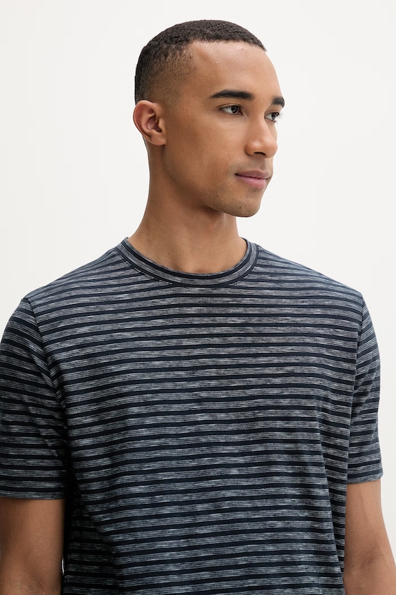 Marc O'Polo T-shirt męski bawełniany granatowy 5000013968