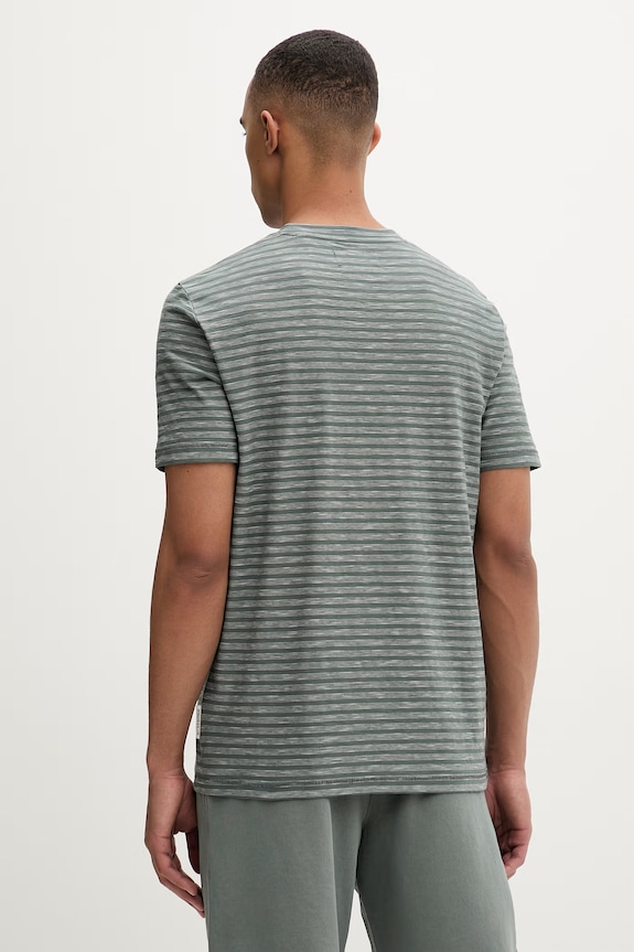 Odzież Marc O'Polo T-shirt męski bawełniany 5000013968 zielony