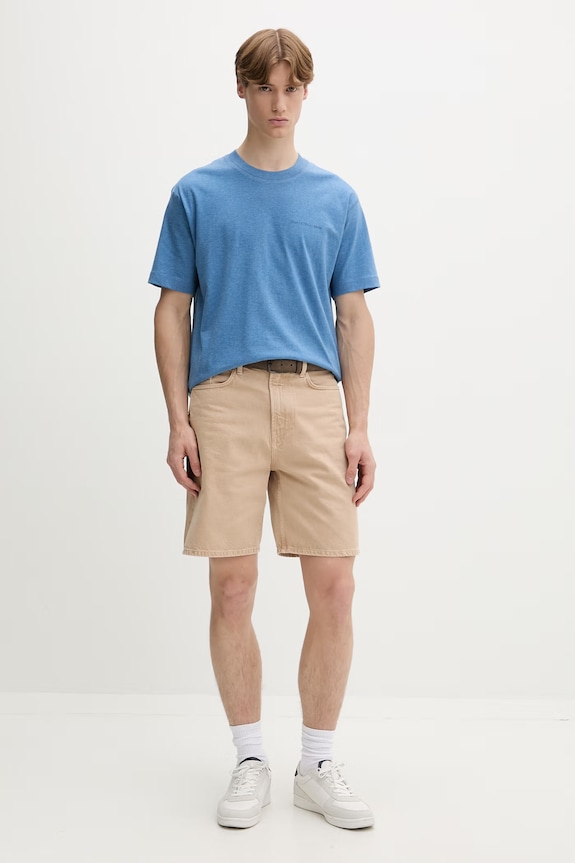 Marc O'Polo T-shirt męski bawełniany 5000010699 niebieski ZS26