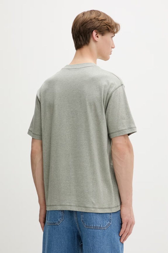 Odzież Marc O'Polo T-shirt męski bawełniany 5000010699 zielony