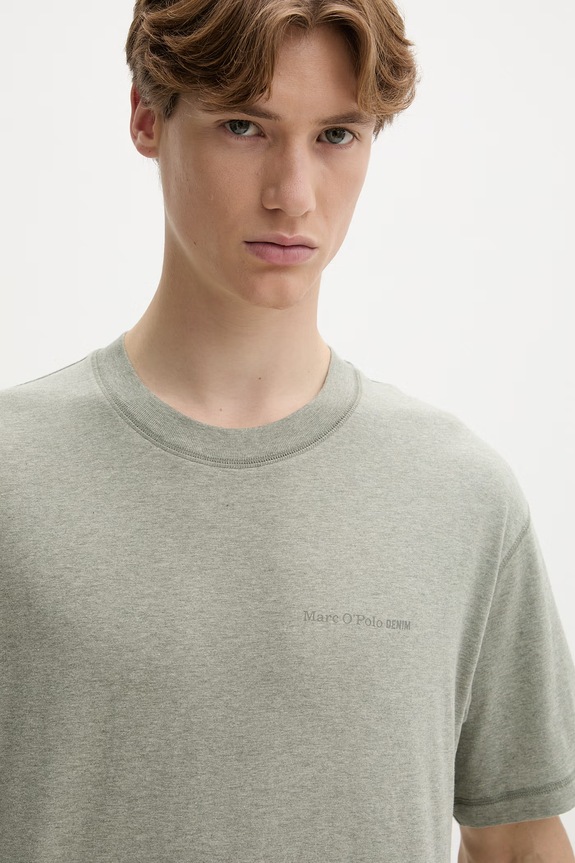Marc O'Polo T-shirt męski bawełniany zielony 5000010699