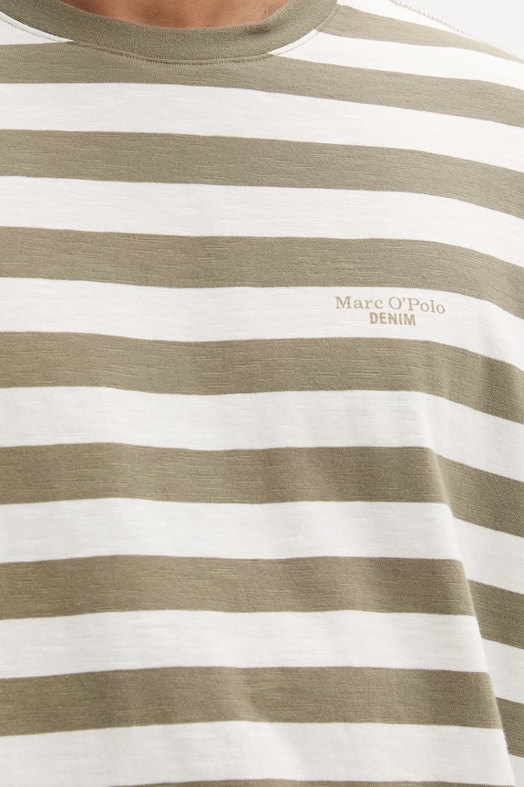 Marc O'Polo T-shirt męski bawełniany 5000010782 zielony