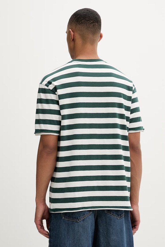 Odzież Marc O'Polo T-shirt męski bawełniany 5000010782 zielony