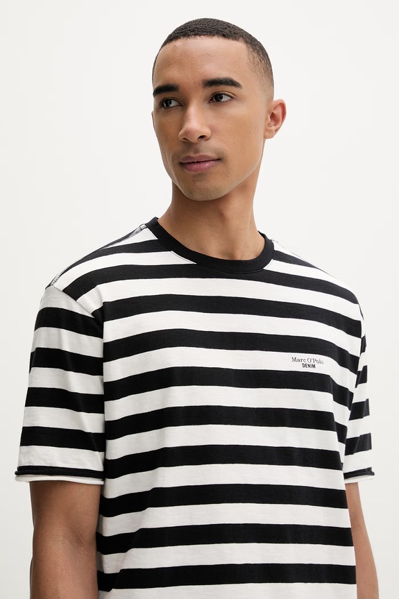 Marc O'Polo tricou pentru bărbați, din bumbac negru 5000010782
