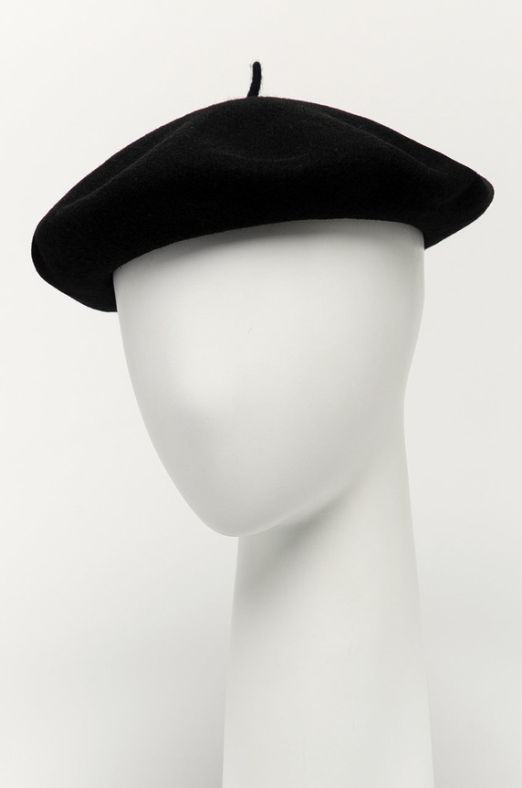 Kangol - Beret wełna czarny 3388BC.BK001